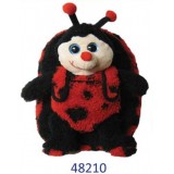 BP48210-Ladybug Plush Backpack